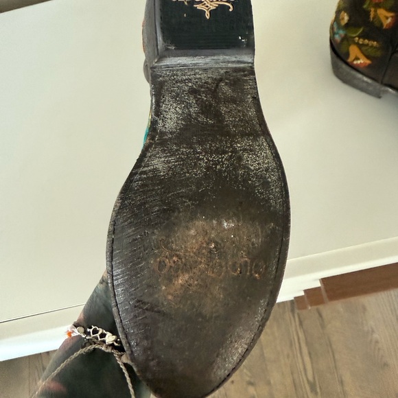 ** Vintage **Old Gringo Jasmine Lace Embroidered Floral Cowboy Boots - Picture 2 of 7